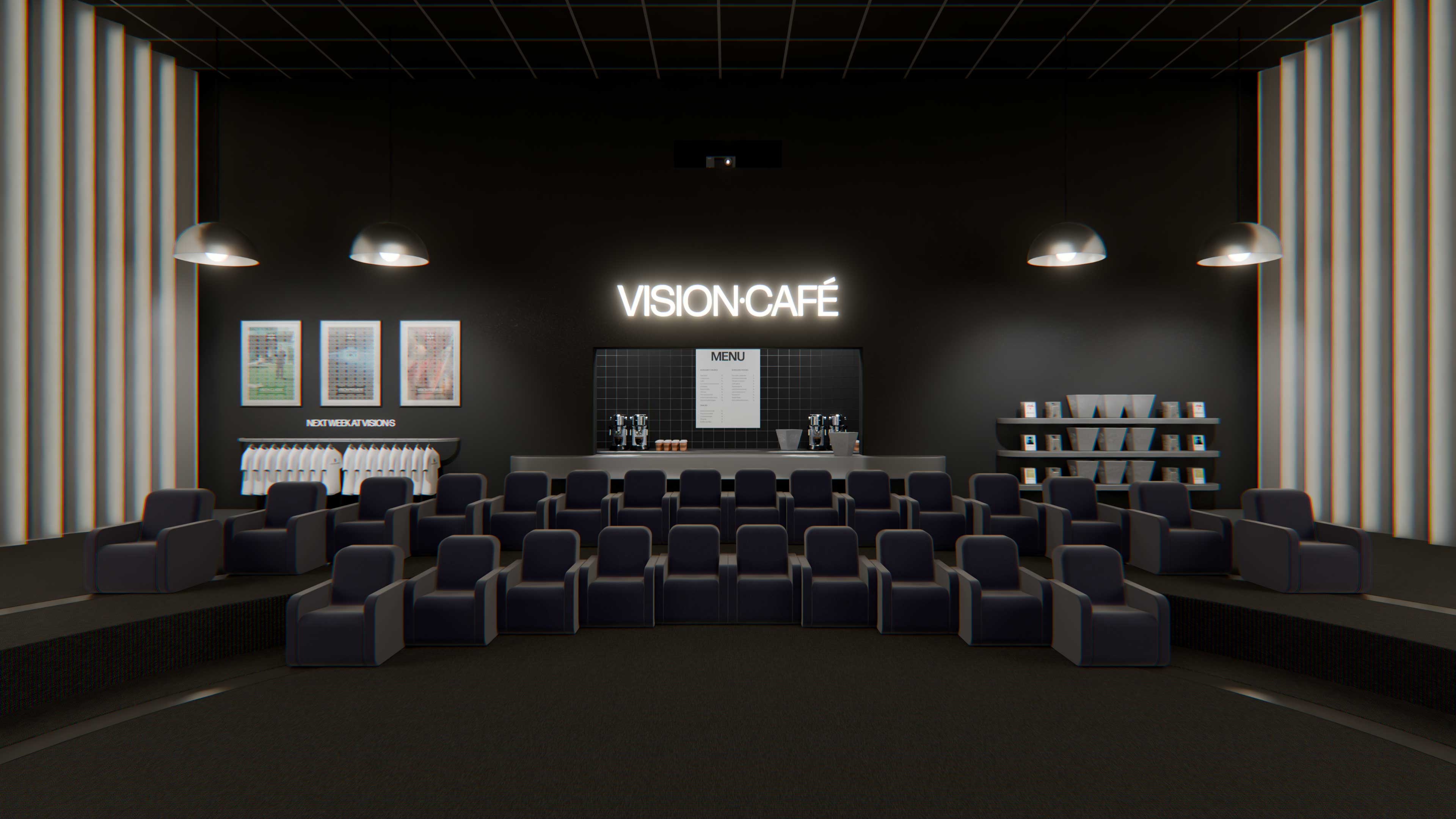 Vue de l’espace café VISION∙S
